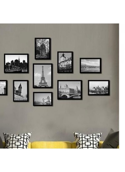 10pcs wall hanging photo frame set