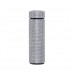 Diamond thermos water bottle cup termal mugs drinking coffee stainless creative smart temperature display vacuum gift for women black