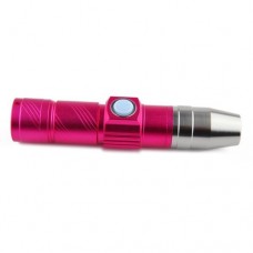 Mini led flashlight 365nm inspection lamp usb charge uv torch light rose red