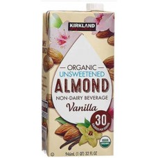 Almond  organic unsweetened non diary beverage  vanilla  946 ml
