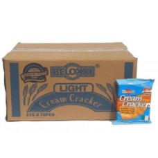 Beloxxi cream crackers biscuit (carton) 72 x 21g