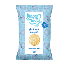 Cassanovas cassava chips salt & pepper 60g sr