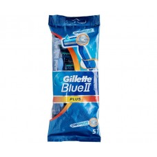 Gillette blue ii plus disposable razor for men – 5 count