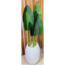 Classic fiber glass 5ft vase with artificial flower 