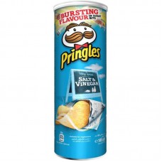 Pringles salt & vinegar potato chips -165g sr