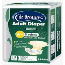 Dr. brown  adult diapers 1 bag by 10		