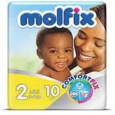 Molfix diapers mini pack by 10		
