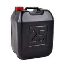 Black rubber jerry can 25ltrs