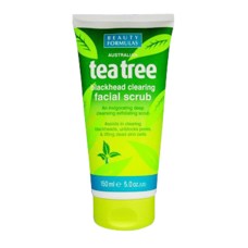 Beauty formulas facial scrub tea tree blackhead clearing 150 ml