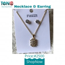 Fashion necklace & earring