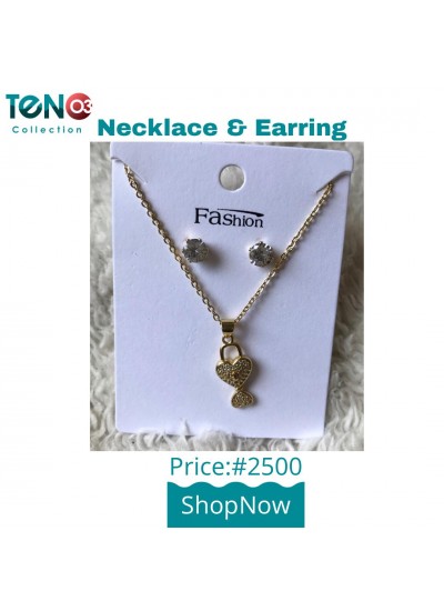 Fashion necklace & earring