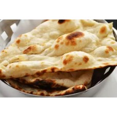 Naan buttered