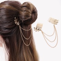 1pcs stylish gold hairpin 