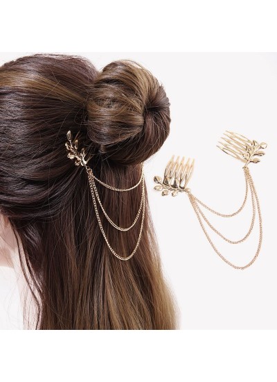 1pcs stylish gold hairpin 