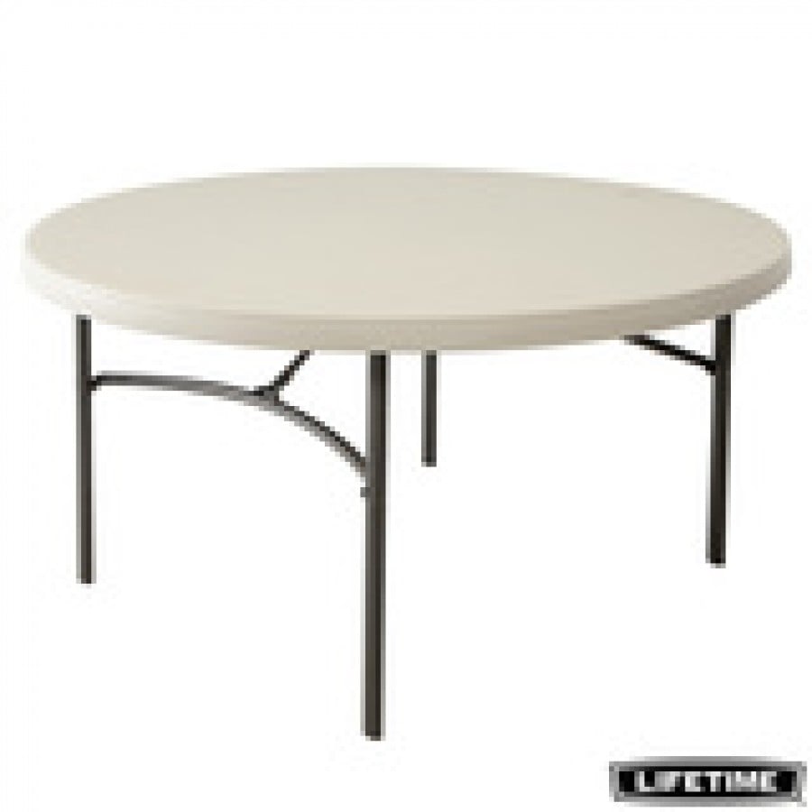 Lifetime 60 5ft Round Commercial Table