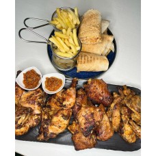 Factory flex (1 full chicken,5pcs of turkey, 15 chicken wings,4 mini shawarma,4 portions)