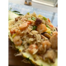 Seafood rice ( shrimps,fish,mixed vegetables)