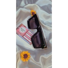 Black unisex louisvuitton sunglasses 