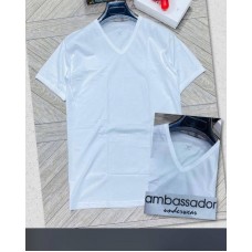 3 in 1 ambassador underwear v-neck white shirt