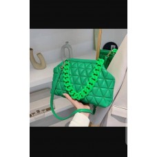 Green midi size bag