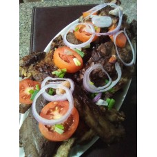 Grilled goat meat