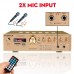 Bluetooth hifi amplifiers 220v 5ch power audio amplifier home amp stereo av surround digital amplifier fm karaoke cinema-gold