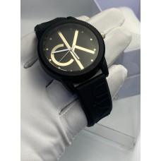 Ck rubber strap wristwatch