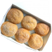 Box of 6 plain doughnuts