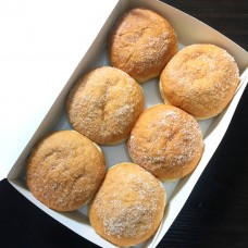 Box of 6 plain doughnuts