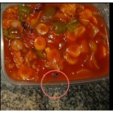 Chicken in sweet and sour sauce 