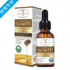 Aichun beauty argan castor jojoba tea tree oil multi function face serum natural repair moisturising blemish 30ml (castor oil)