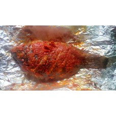 Tilapia fish barbecue 
