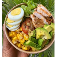 Avocado chicken corn salad ( portion)