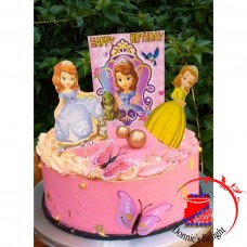 Birthday cake for a babygirl
